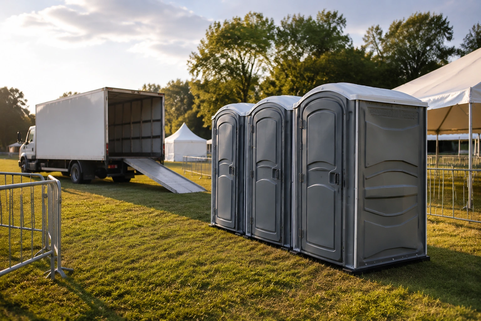 Portable restroom rental planning for Blackfoot, ID