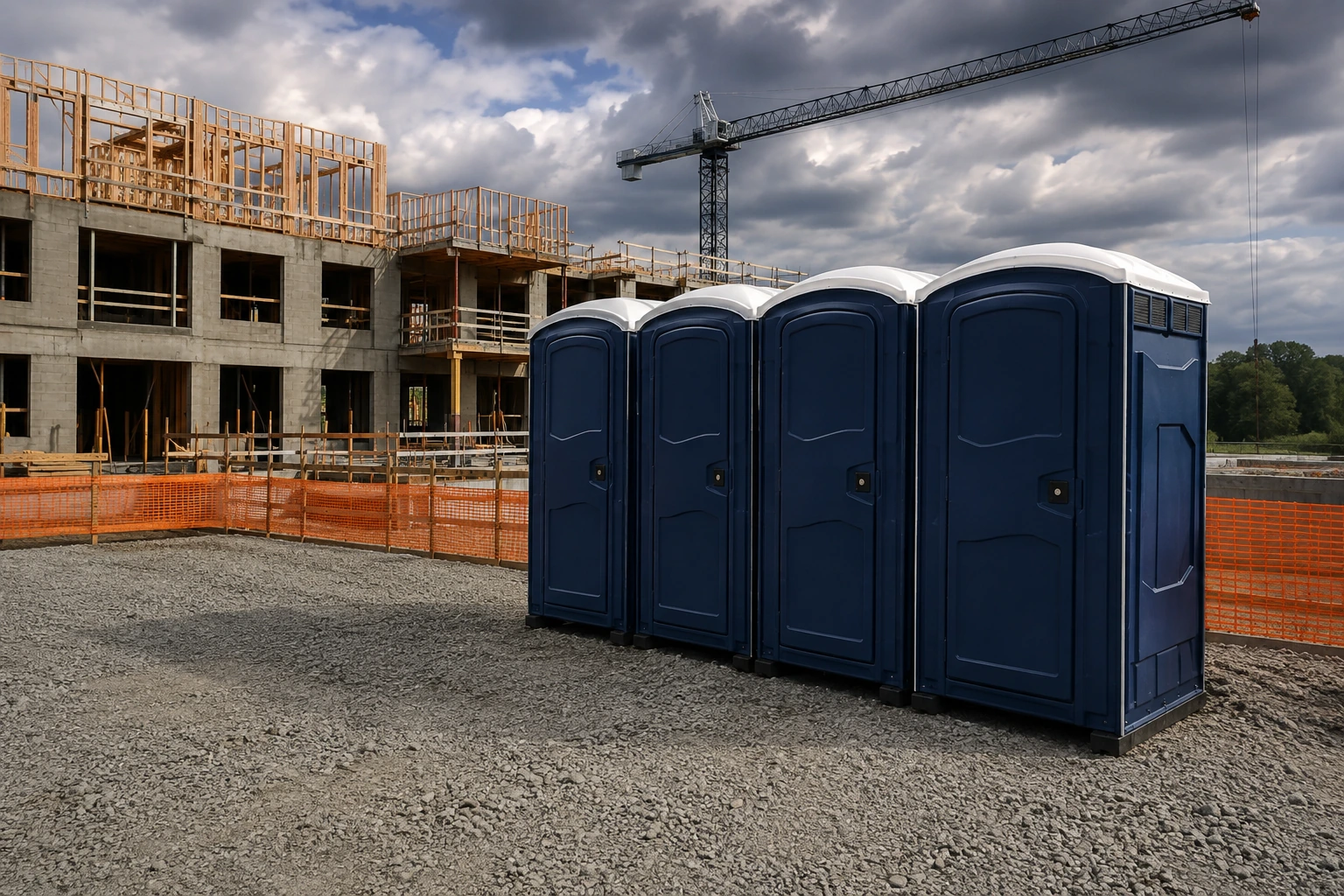 Portable restroom rental planning for Downey, ID